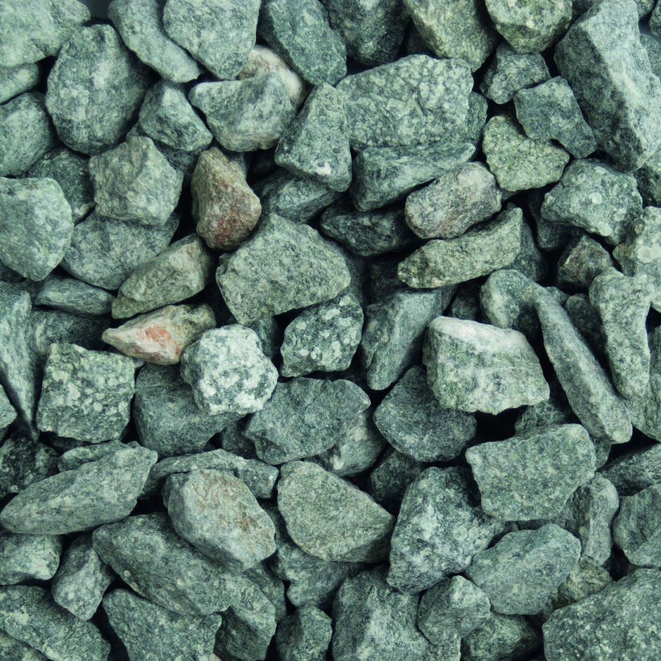 Green Granite Chippings 20mm  Stone Zone & Landscaping Supplies
