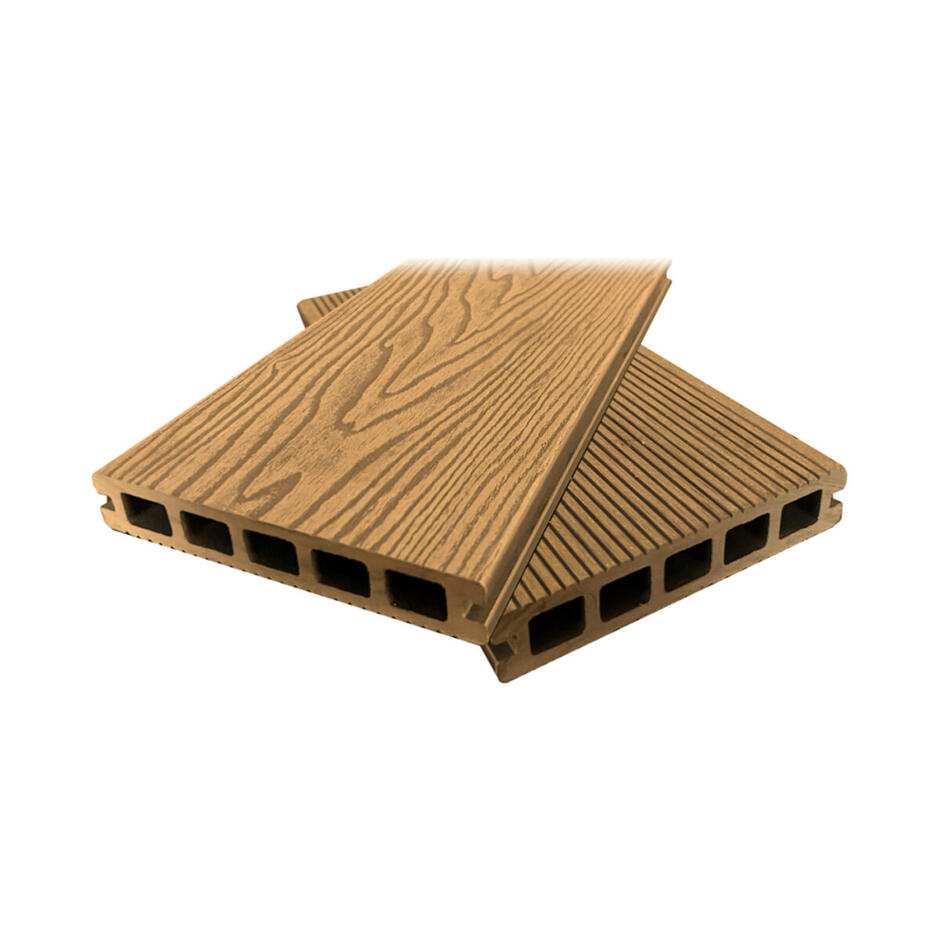 wessex verde composite decking, oak brown