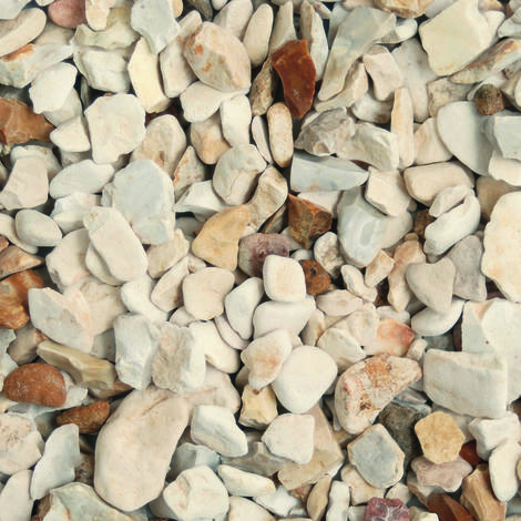 Bags of Golden Flint Decorative Garden Stone Pebbles Chips 20kg 