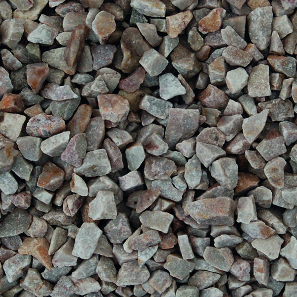 Heritage quartz chippings 14mm up-close dry