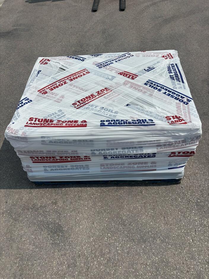 DISCOUNTED 'Natural' Kandla Grey Porcelain Paving, 900x600, 20.52m - Sawn wrapped pack