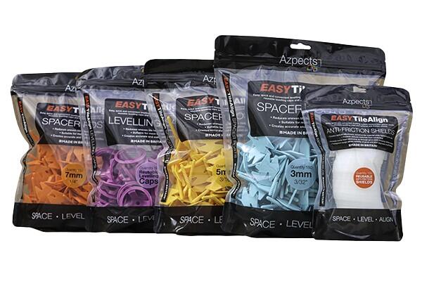 Azpects EASYTileAlign Levelling Caps - Pack of 50 complete range