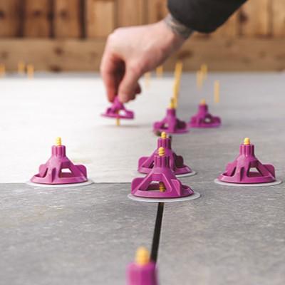 Azpects EASYTileAlign Levelling Caps - Pack of 50 paving leveller back garden