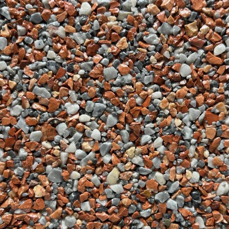 VUBA Resin Kit, Da Vinci, red, white and grey resin bound aggregates