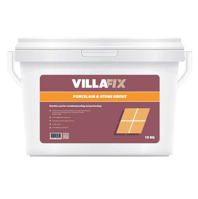 DISCOUNTED VillaFix Cappuccino Porcelain & Stone Grout, 15kg tub