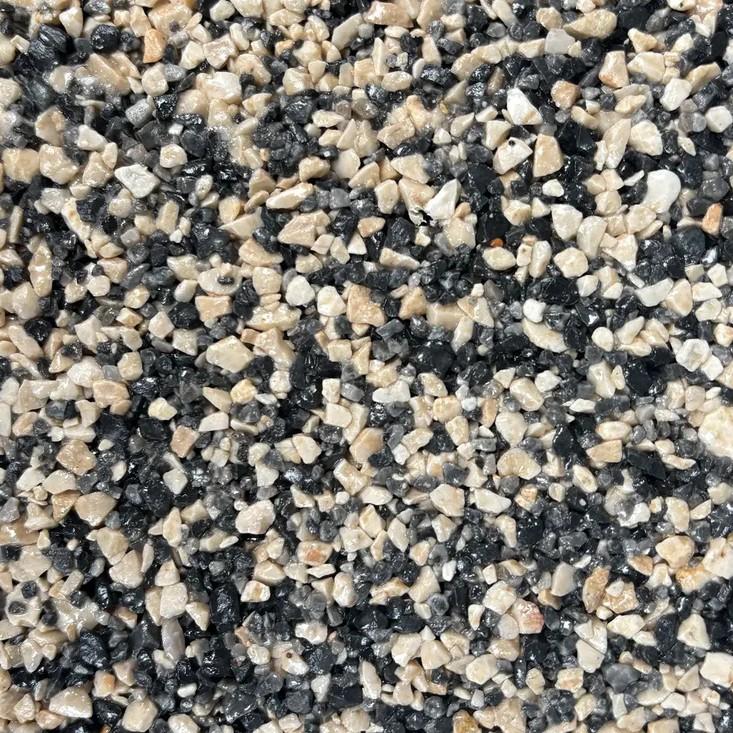 VUBA Resin Kit, Colorado resin bound aggregates surfacing, white grey black aggregates