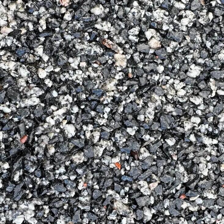 VUBA Resin Kit, Hudson Bay black and grey resin bound aggregates surfacing