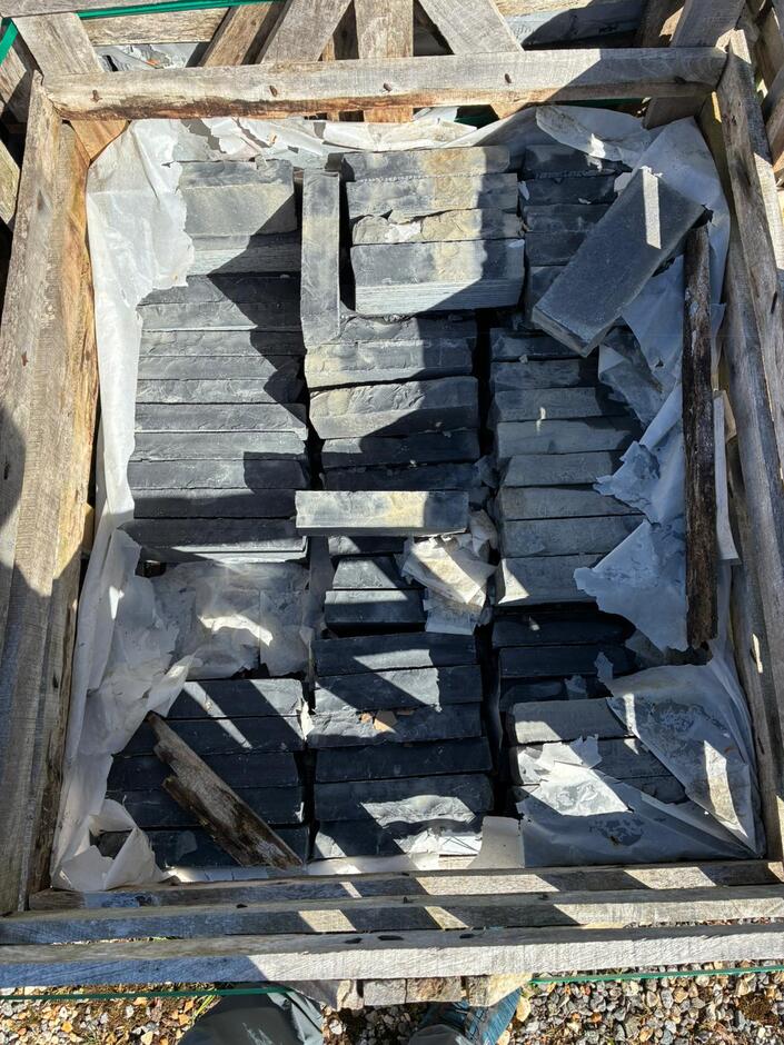 discounted Carbon black limestone cobble setts 