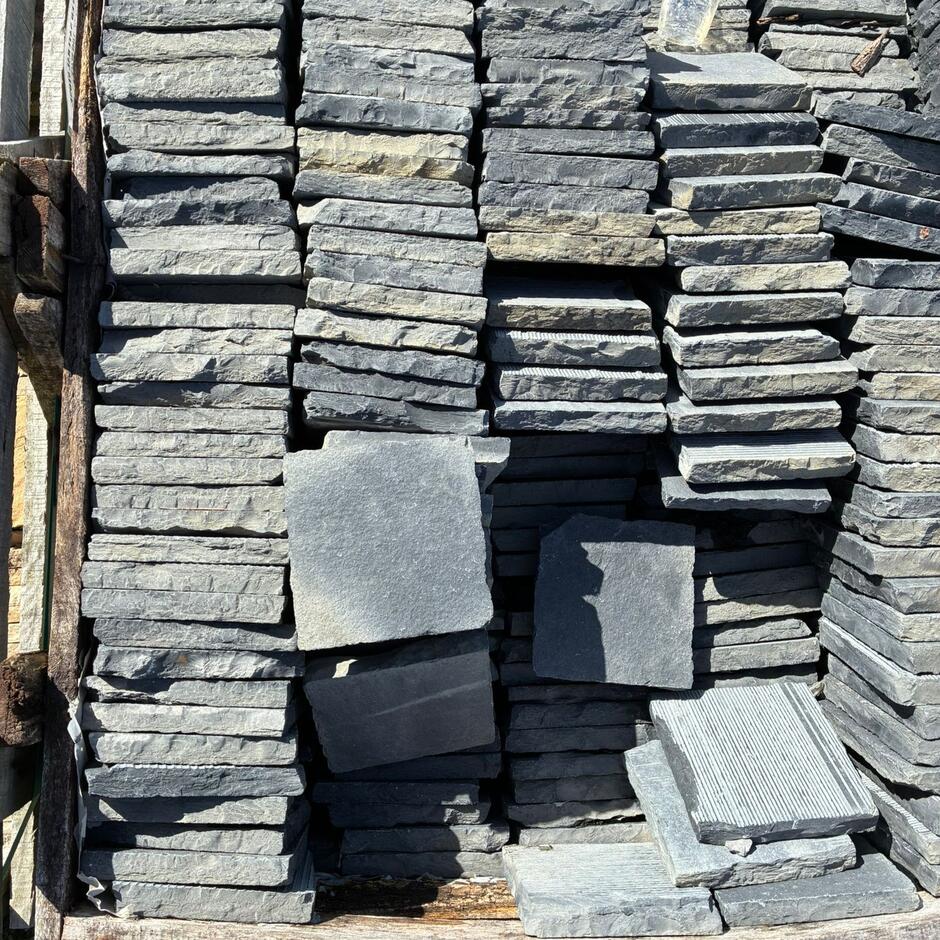 Carbon black limestone cobble setts with up to 33% off