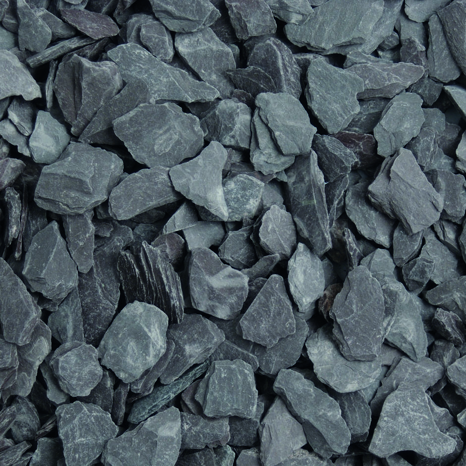 20mm Blue slate up-close dry