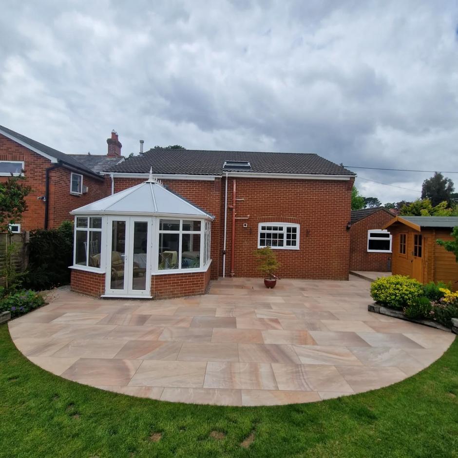 'Natural' Raveena Porcelain Paving garden patio