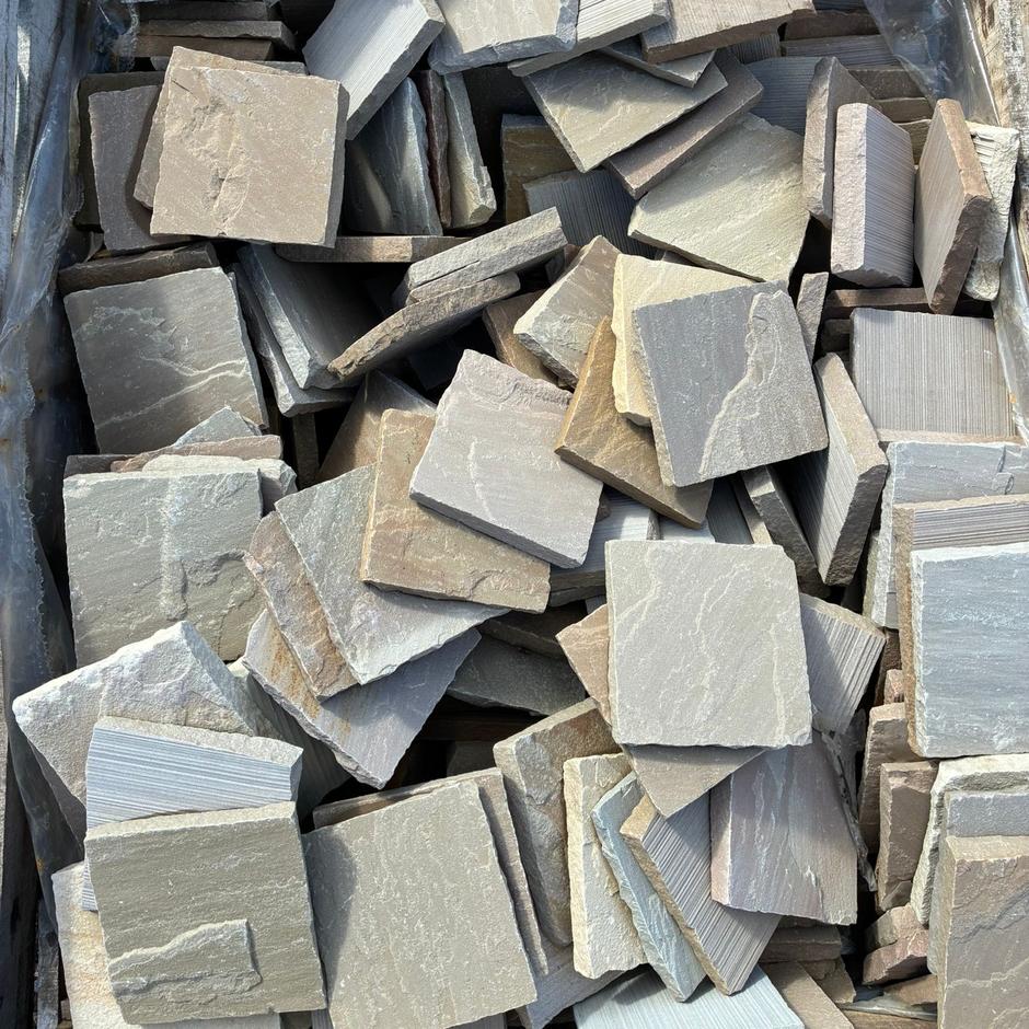 raj fernlea sandstone square cobble setts