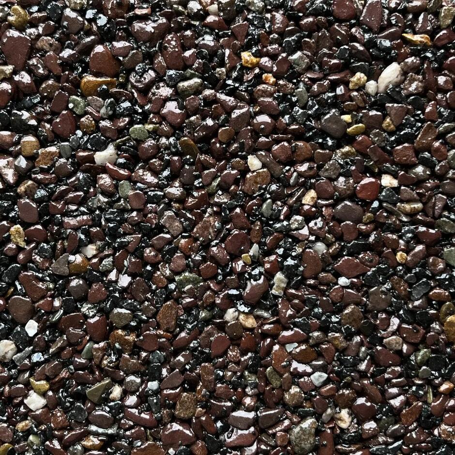 VUBA Resin bound paving surfaces dark purple pompeii blend