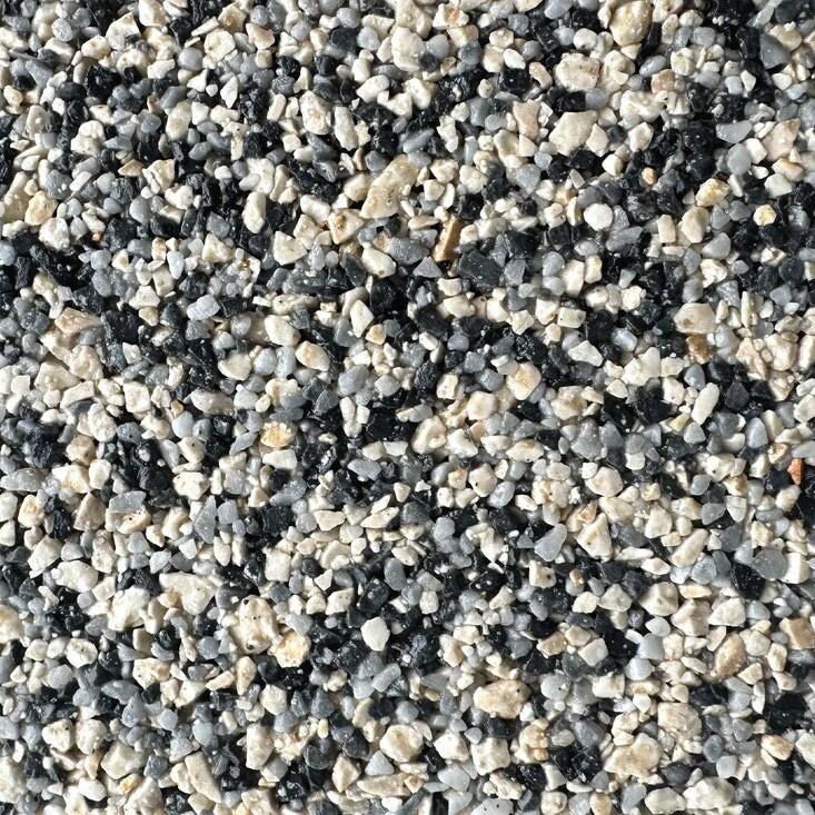 VUBA Resin Kit, Boulder resin bound aggregates surfacing