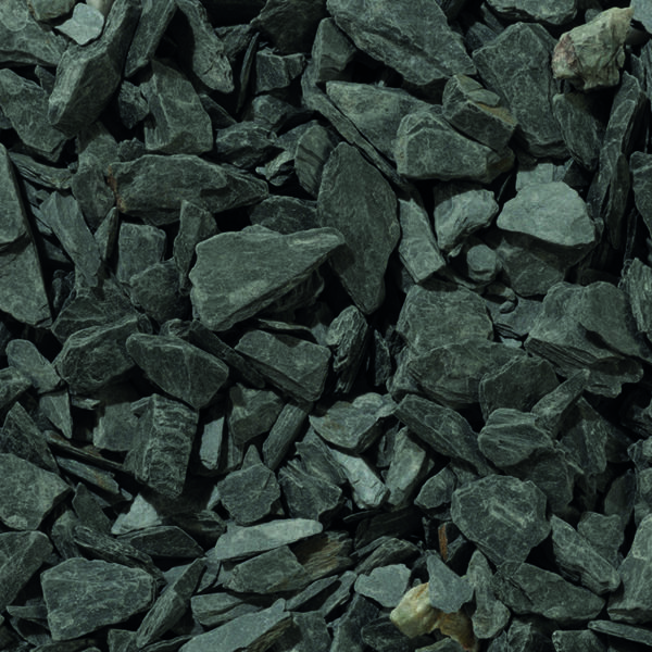 Black Slate 20mm dry charcoal black natural decorative stones