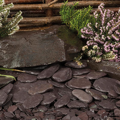 Plum Slate Paddlestones 40-75mm garden border