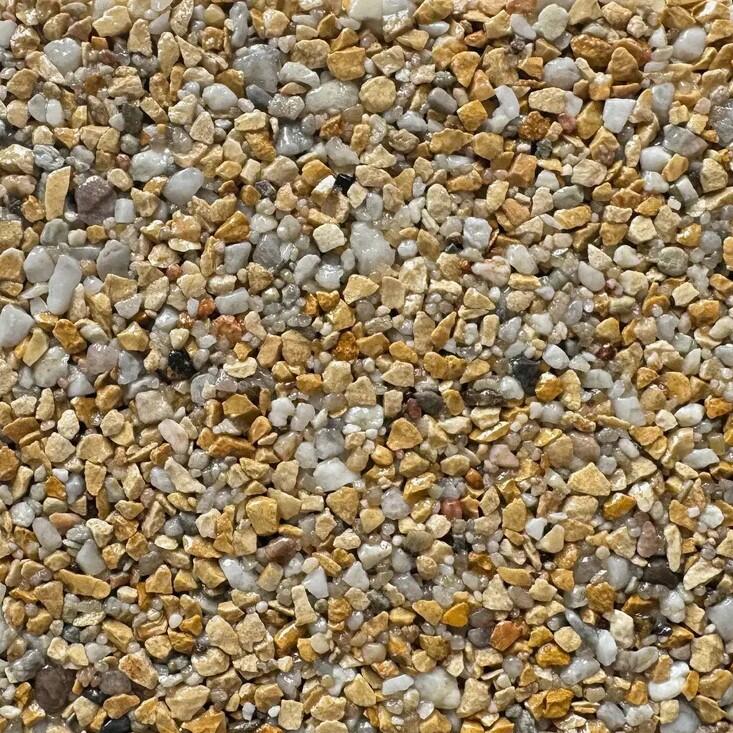 VUBA Resin Kit, Pantheon gold and silver resin bound aggregates surfacing