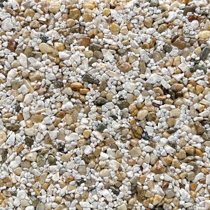 VUBA Resin Kit, Rio Medina white, gold and brown resin bound aggregates
