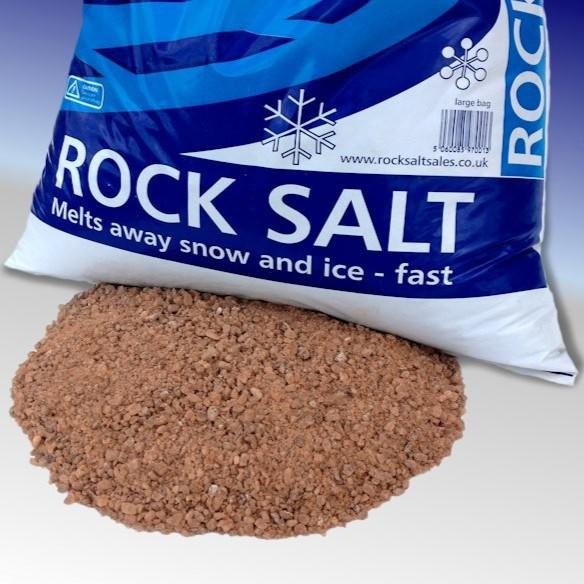 Rock Salt (Pink) off white, pink rock salt for frost