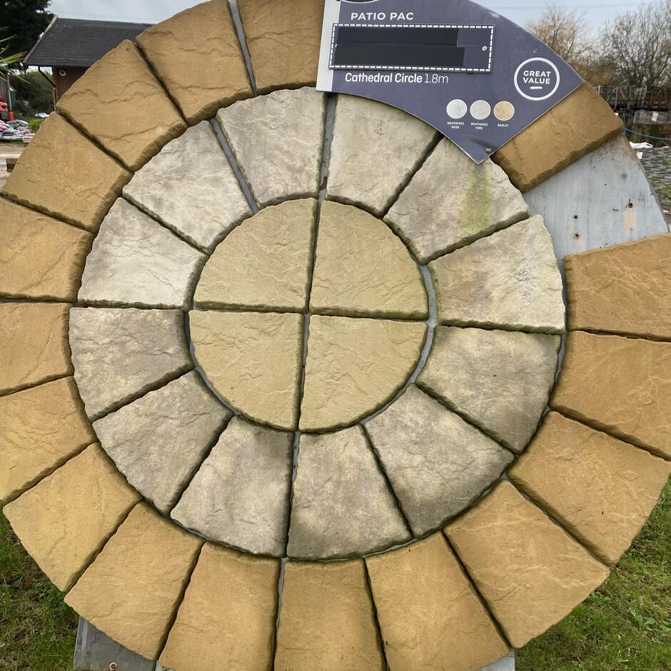 Cathedral Tri Colour Circle Kit, 1.8m