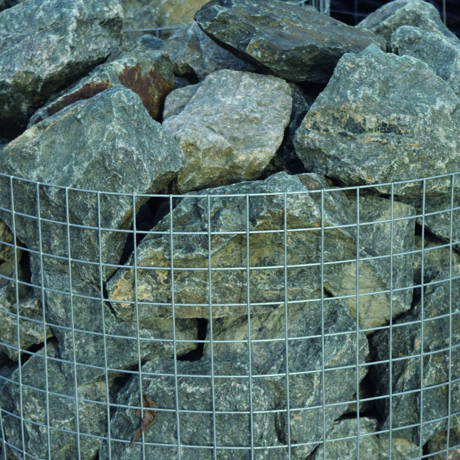 Green Slate Rockery garden feature