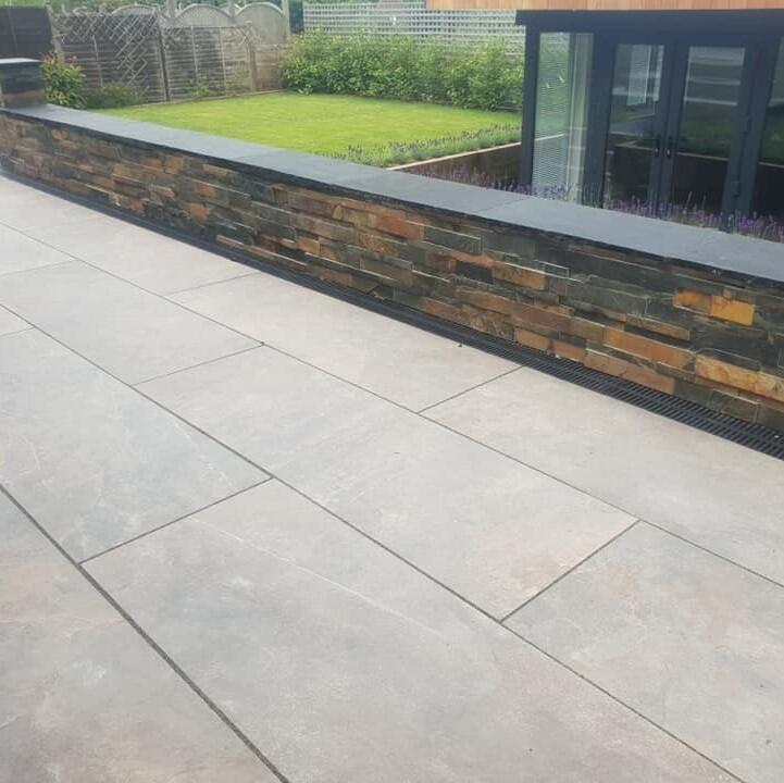 DISCOUNTED Ardesie Taupe Porcelain Paving 1200 x 400, 13.45m