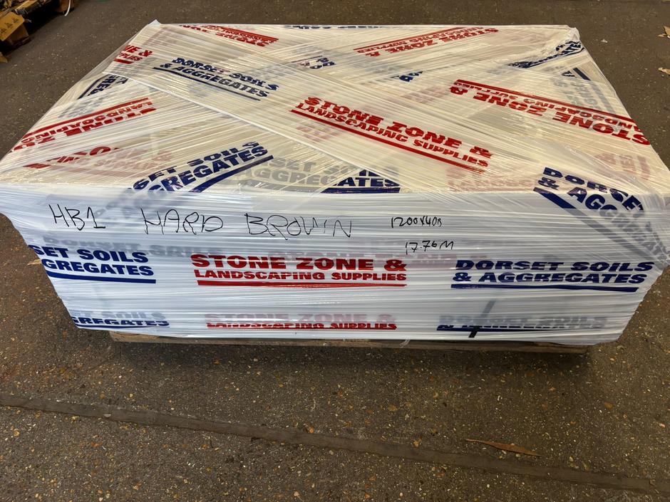 DISCOUNTED Hard Brown Porcelain Paving 1200 x 400, 17.76m - Only 1 Pack Available