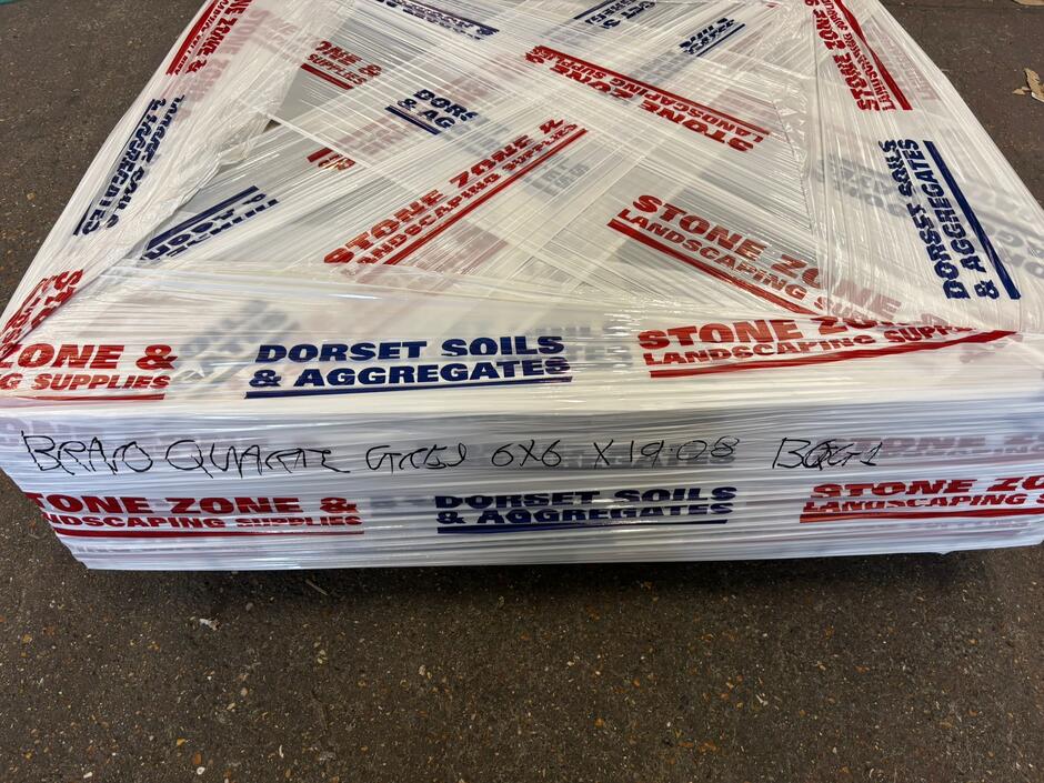 DISCOUNTED Quartz Grey Porcelain Paving, 600 x 600, 19.08m - Only 1 Pack Available