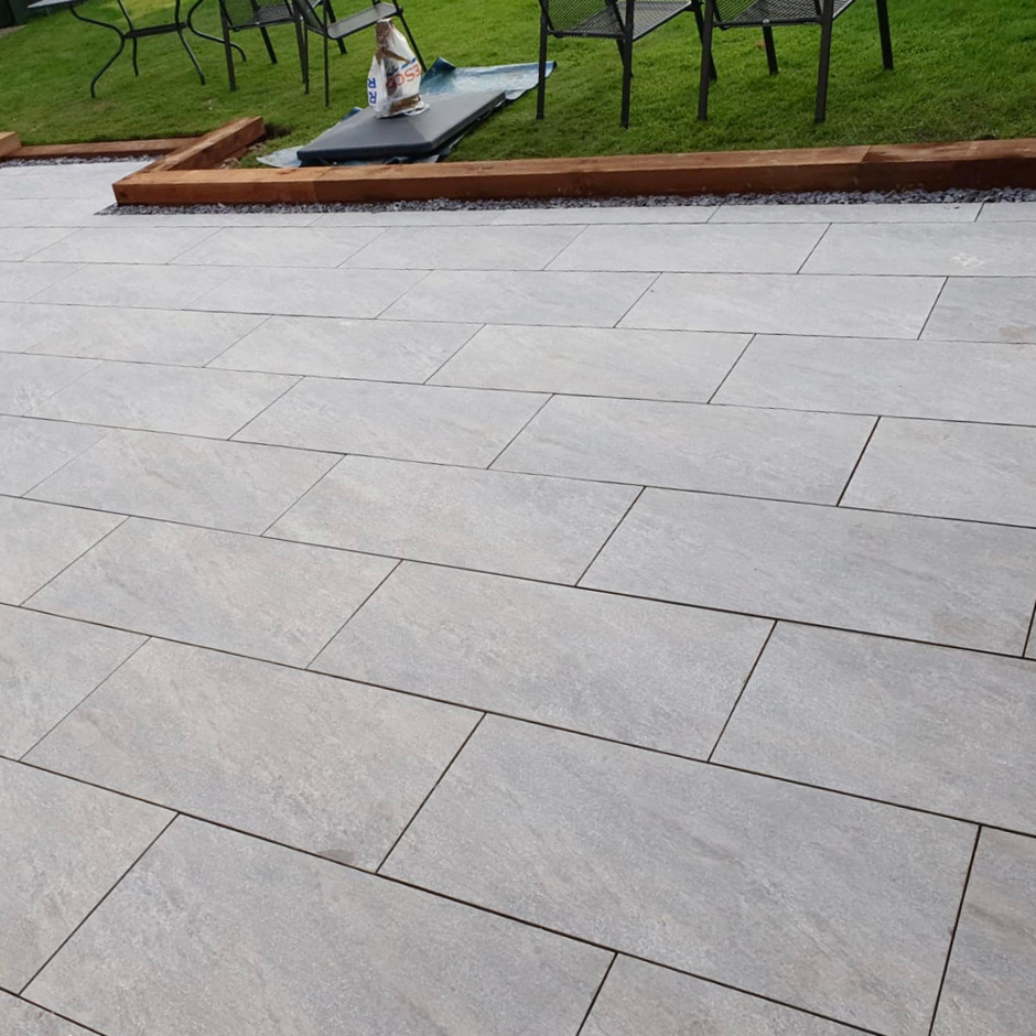 DISCOUNTED Manhattan Grey Porcelain Paving, 600 x 600, 20.16m - Only 1 Pack Available