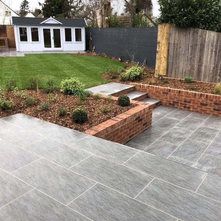 DISCOUNTED Quartz Anthracite Porcelain Paving, 600 x 600, 20.16m - Only 1 Pack Available