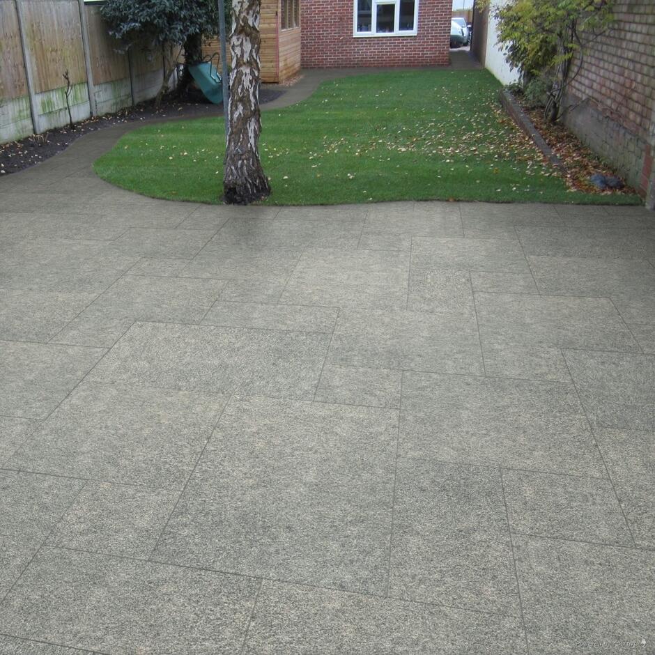 DISCOUNTED Dusky Grey Granite Porcelain Paving, 900 x 600, 13.5m - Only 1 Pack Available