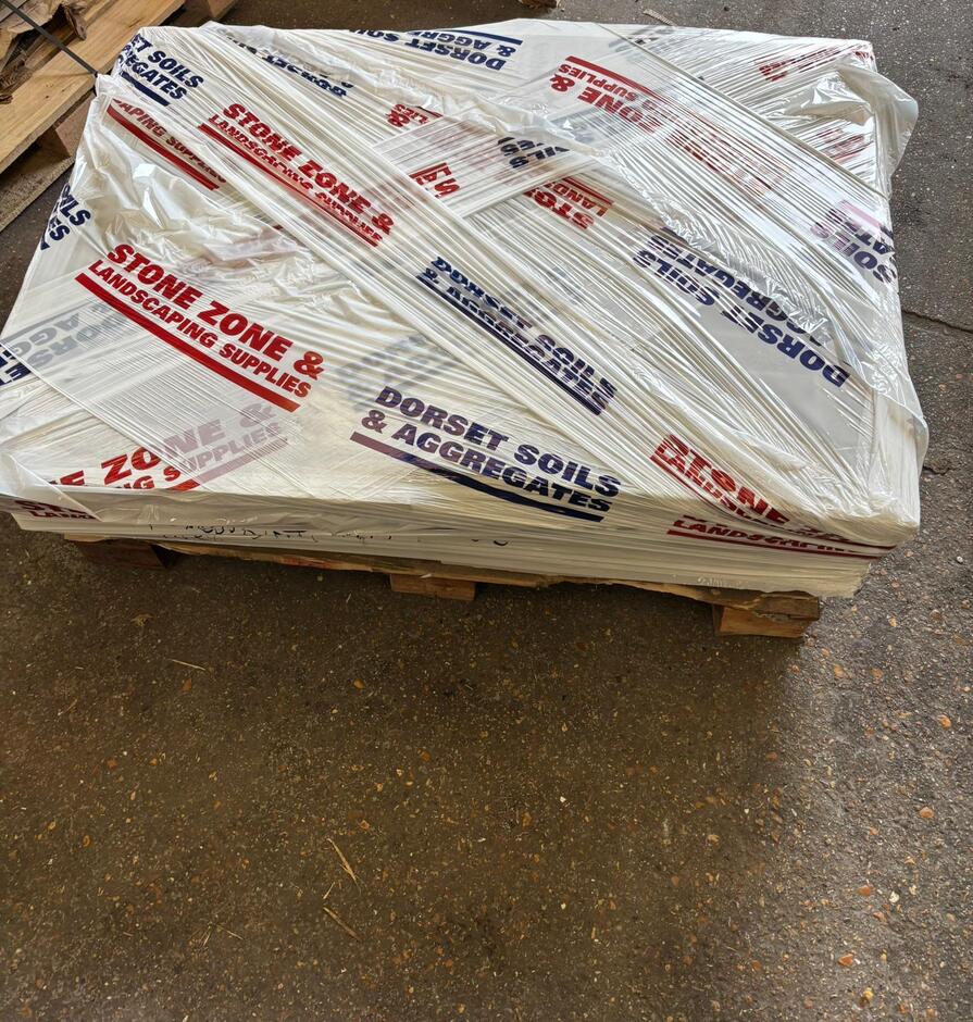 DISCOUNTED Dart Almond Porcelain Paving, 900 x 600, 14.58m - Only 1 Pack Available