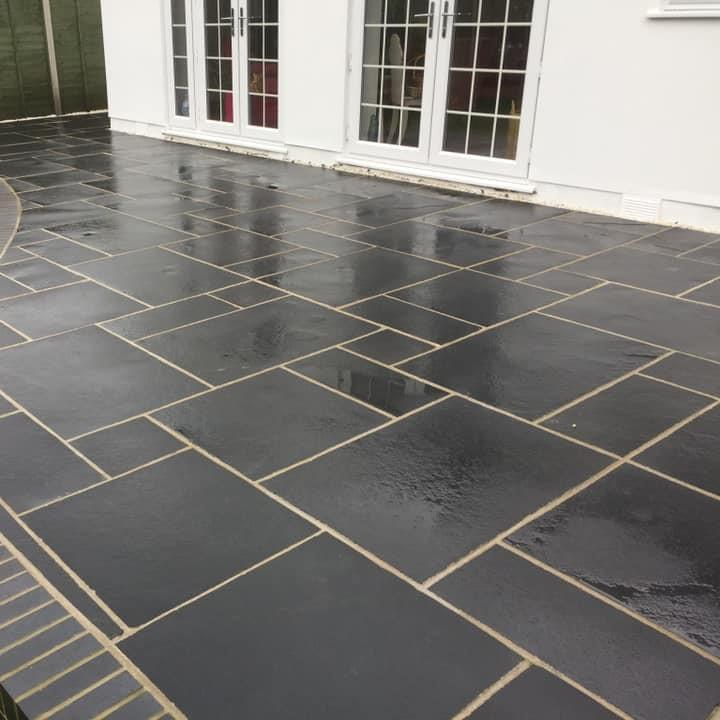 Carbon Black Limestone Paving Stone Zone & Landscaping Supplies