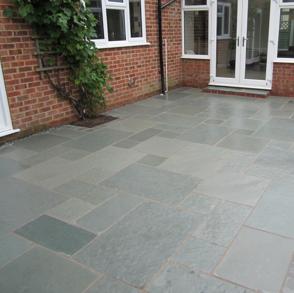 Aqua Blue Square Edge Limestone (22mm Calibrated) Stone Zone